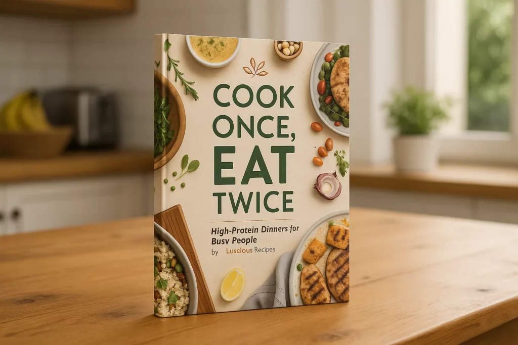Cook Once, Eat Twice High Protein Dinners CookBook