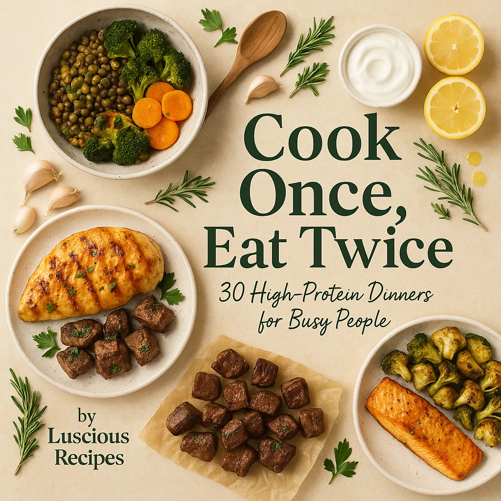 Cook Once, Eat Twice High-Protein Dinners for Busy People