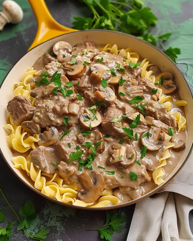 Beef and Mushroom Stroganoff: Creamy Greek Yogurt Bliss 13 Beef and Mushroom Stroganoff: Creamy Greek Yogurt Bliss