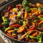 Beef and Vegetable Stir-Fry with Ginger-Garlic Sauce