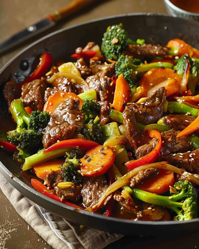 Beef and Vegetable Stir-Fry with Ginger-Garlic Sauce: Unleash the Explosive Flavors 13 Beef and Vegetable Stir-Fry with Ginger-Garlic Sauce: Unleash the Explosive Flavors