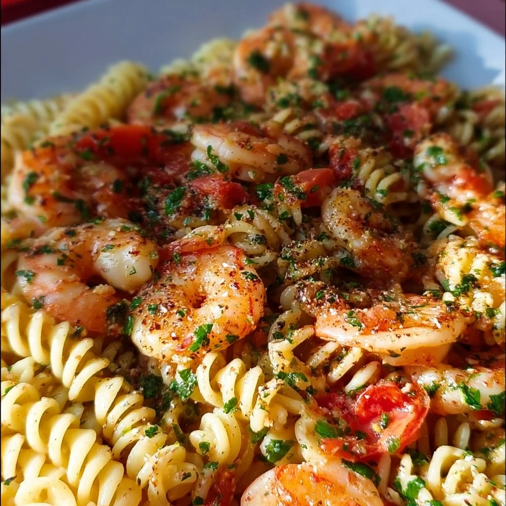 Bright Garlic Shrimp Pasta Recipe