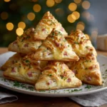 Cheddar and Ham Stuffed Christmas Trees