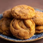 Chewy Pumpkin Snickerdoodle Cookies