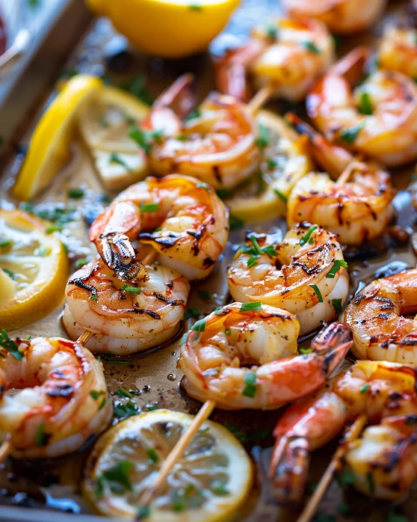 Cowboy Butter Shrimp Skewers: Grilled Perfection on a Stick