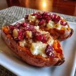 Cranberry Apple Twice-Baked Sweet Potatoes