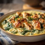 Creamy Chicken and Spinach Casserole
