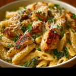 Creamy Garlic Parmesan Chicken Pasta