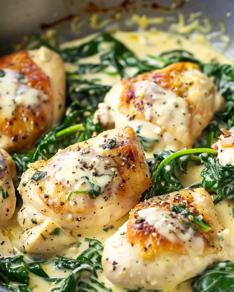 Creamy Garlic Parmesan Chicken with Spinach: Decadent Dinner Delight 13 Creamy Garlic Parmesan Chicken with Spinach: Decadent Dinner Delight