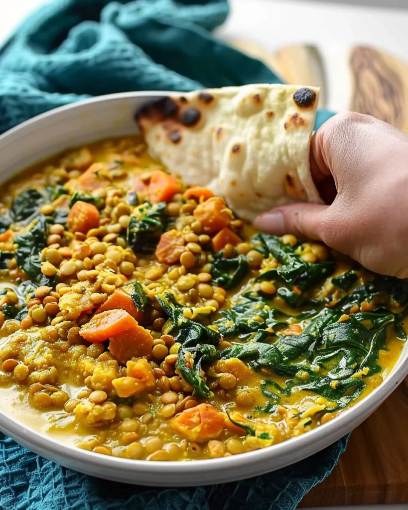 Creamy Lentil and Spinach Coconut Curry: Bold Flavors in Every Bite