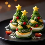 Deviled Egg Christmas Trees