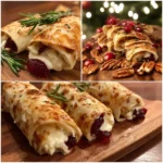 Festive Christmas Cranberry Roll Ups