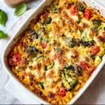 Healthy Mediterranean Vegetable Pasta Bake