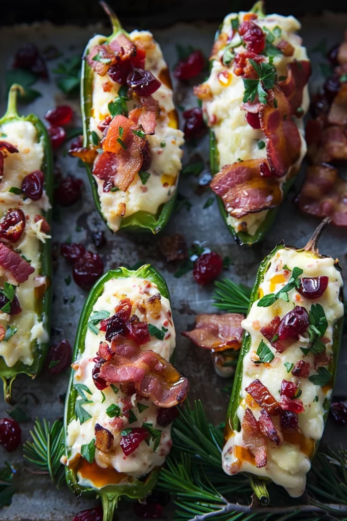 Holiday Venison Jalapeño Poppers With Maple Cream and Cranberry Bacon: Maple-Cranberry Bliss 13 Holiday Venison Jalapeño Poppers With Maple Cream and Cranberry Bacon: Maple-Cranberry Bliss