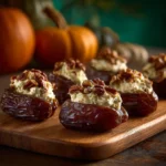 Honey-Cinnamon Cream Cheese Stuffed Dates