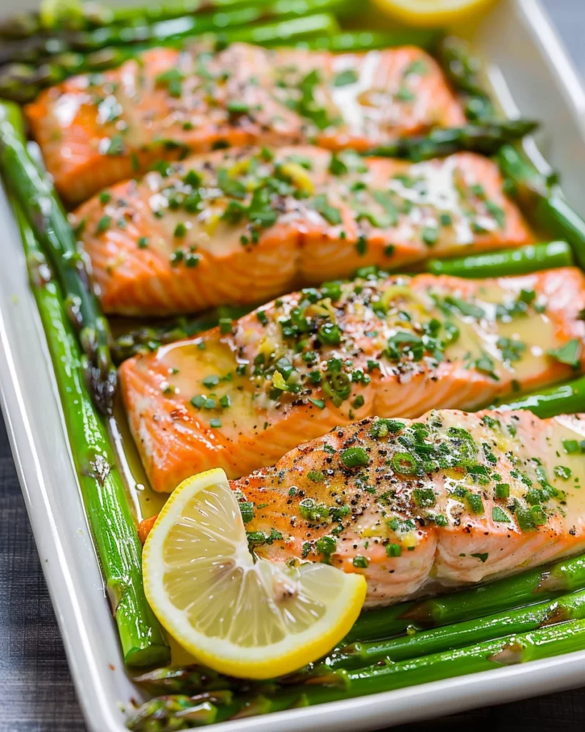 Lemon-Garlic Butter Salmon with Asparagus: Elevate Your Dinner Game 13 Lemon-Garlic Butter Salmon with Asparagus: Elevate Your Dinner Game
