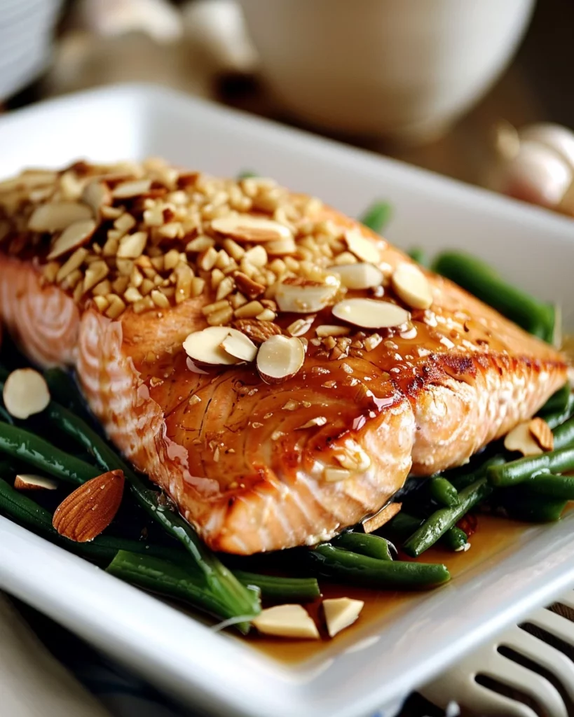 Maple Glazed Salmon With Garlic Green Beans and Toasted Almonds: Elevate Your Dinner Game 13 Maple Glazed Salmon With Garlic Green Beans and Toasted Almonds: Elevate Your Dinner Game