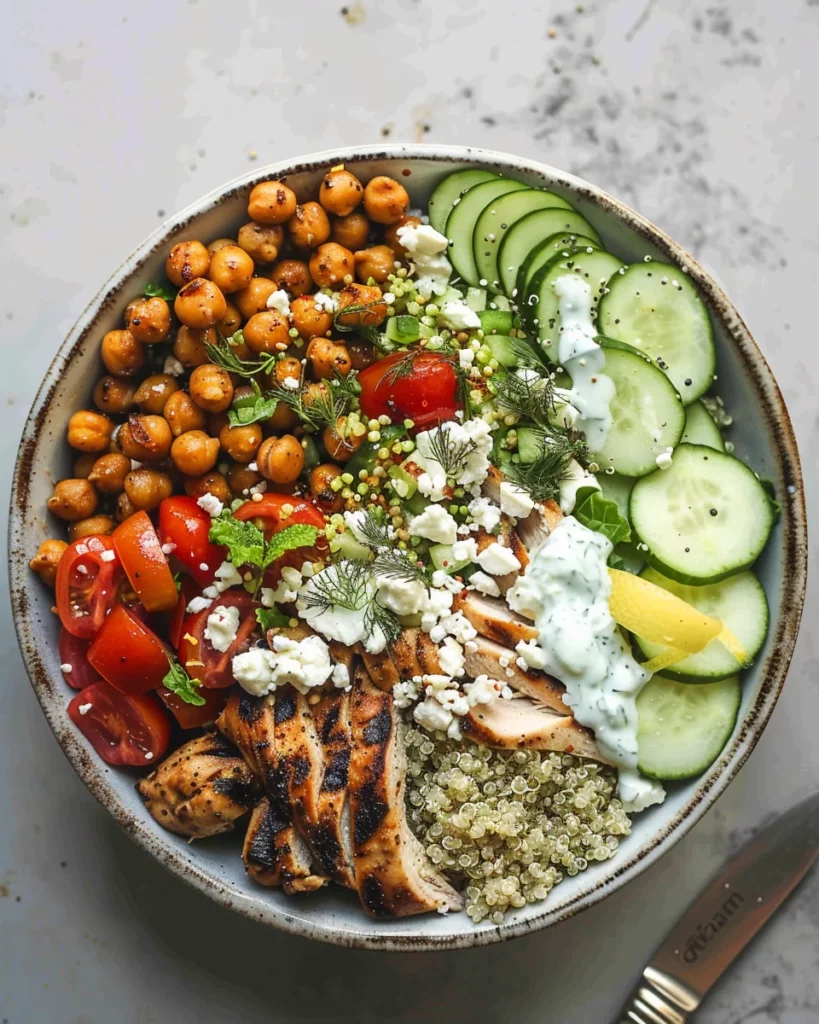 Mediterranean Chicken Power Bowl: Ultimate Fuel for a Stronger You 12 Mediterranean Chicken Power Bowl: Ultimate Fuel for a Stronger You