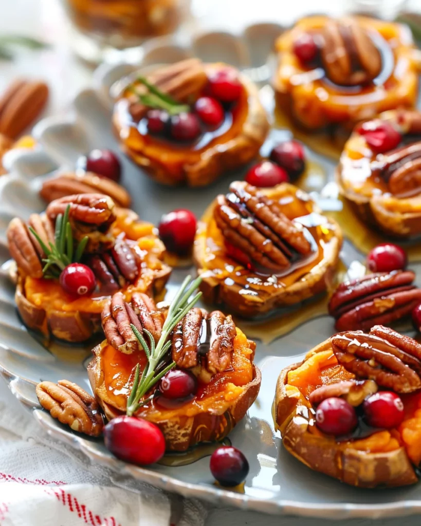 Mystic Maple Sweet Potato Bites With Cranberry and Pecan Spell Dust: Enchanting Fall Flavor Explosion