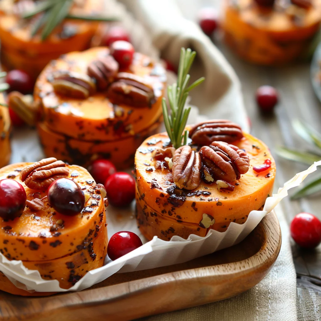 Mystic Maple Sweet Potato Bites With Cranberry and Pecan Spell Dust