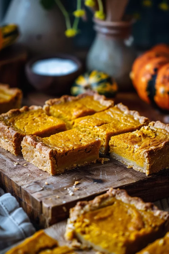 Pumpkin Pie Bars: Irresistibly Spiced Autumn Delight
