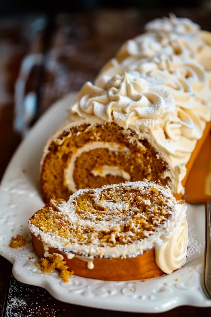 Pumpkin Roll: Irresistible Cream Cheese Goodness