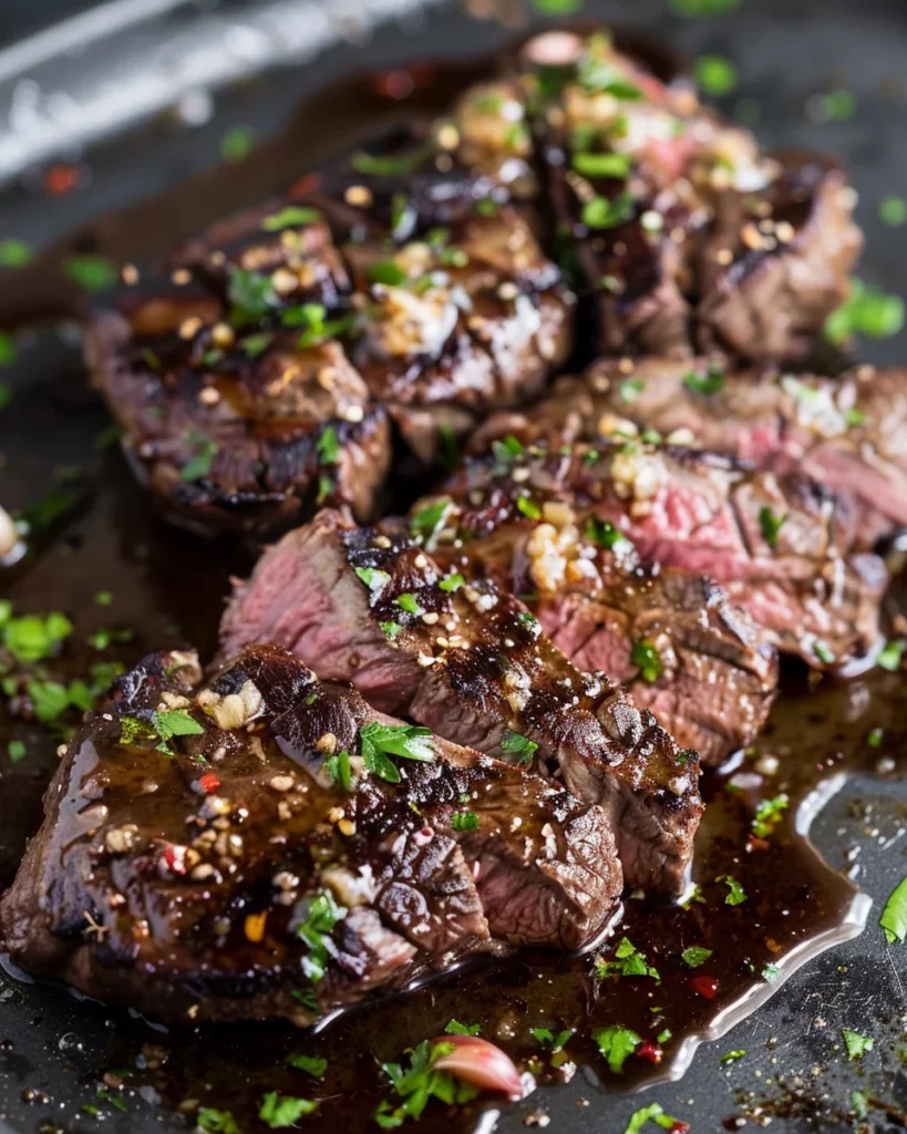 Seared Venison Backstrap With Smoky Cowboy Garlic Butter: Elevate Your Taste Buds