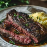 Seared Venison Backstrap With Smoky Cowboy Garlic Butter