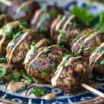 Spiced Beef Kofta with Tahini Drizzle: Taste the Ultimate Mediterranean Flavors 8 Spiced Beef Kofta with Tahini Drizzle
