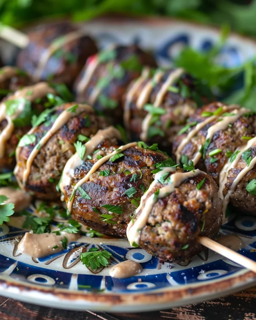 Spiced Beef Kofta with Tahini Drizzle: Taste the Ultimate Mediterranean Flavors 13 Spiced Beef Kofta with Tahini Drizzle: Taste the Ultimate Mediterranean Flavors