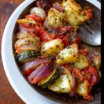 Traditional Greek Roasted Vegetables - Briam