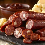 Zesty Smoked Venison Jalapeño Cheddar Sausage