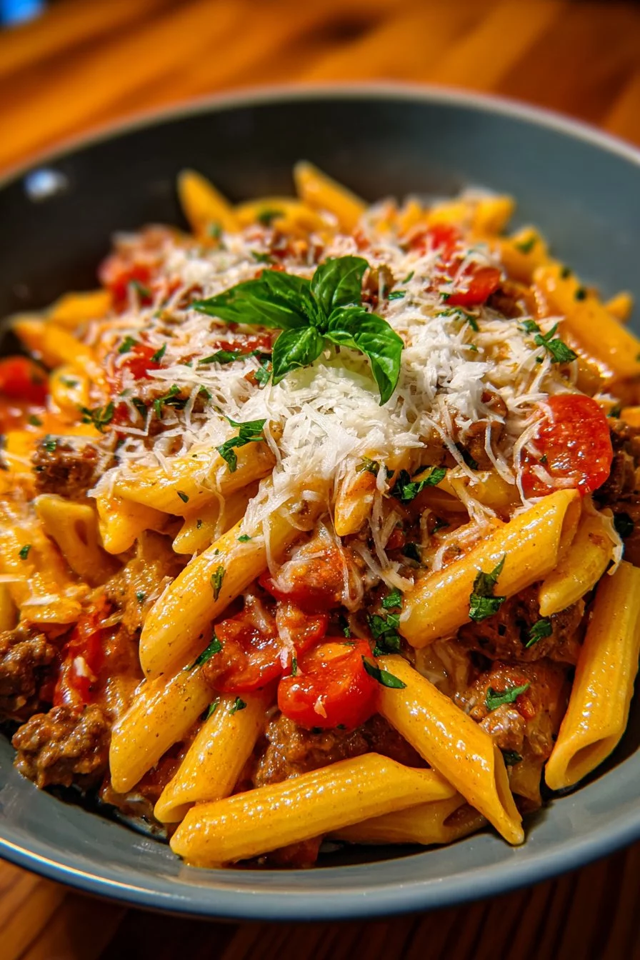 High Protein Creamy Beef Pasta Recipe for Quick Weeknight Dinners