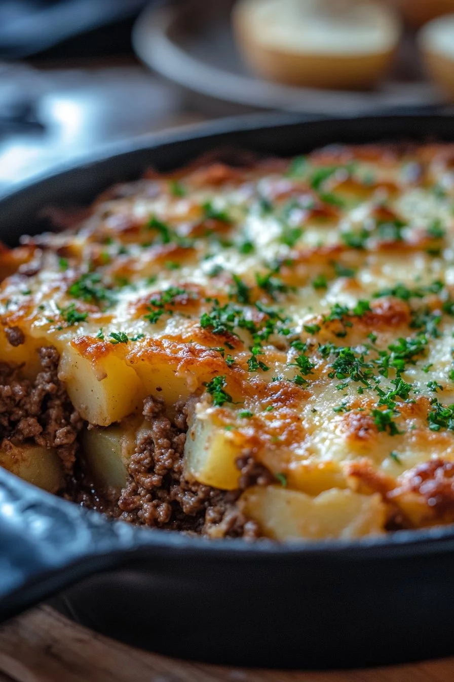 Hobo Casserole with Ground Beef & Potatoes – Quick & Delicious!