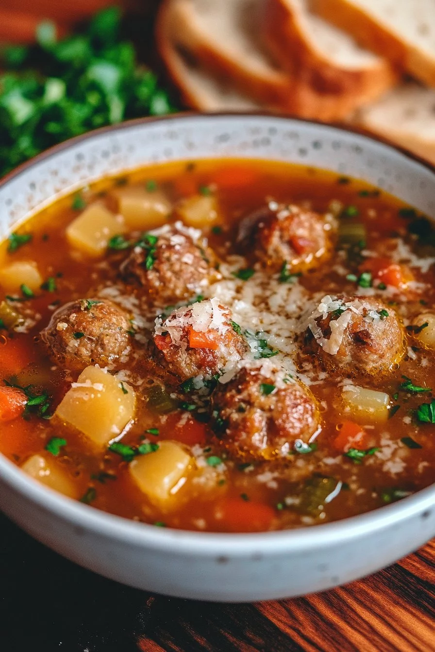 Italian Meatball Soup
