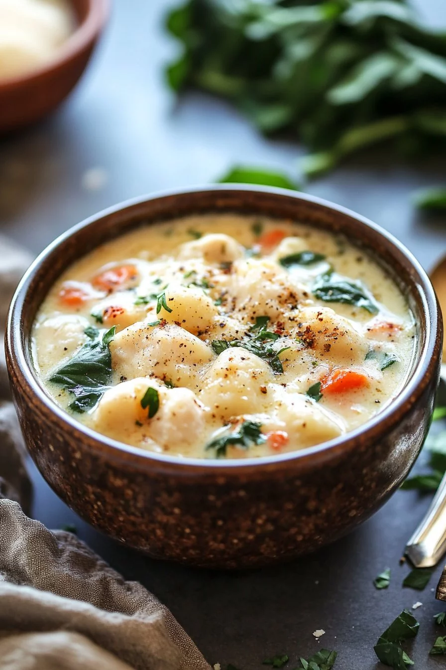 Olive Garden Chicken Gnocchi Soup