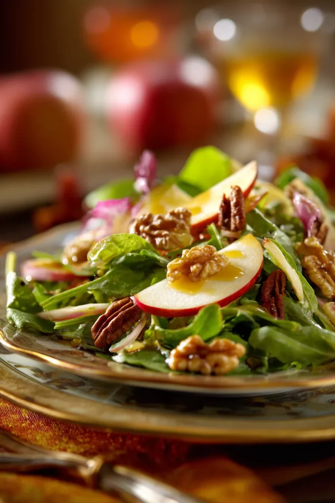 Autumn Apple Walnut Salad