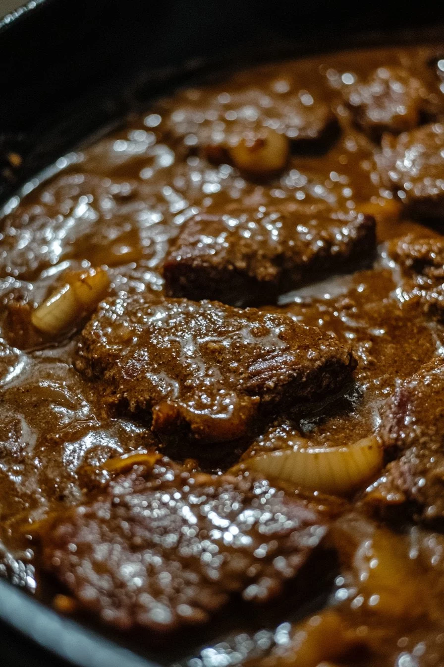 Amish Hamburger Steak Bake