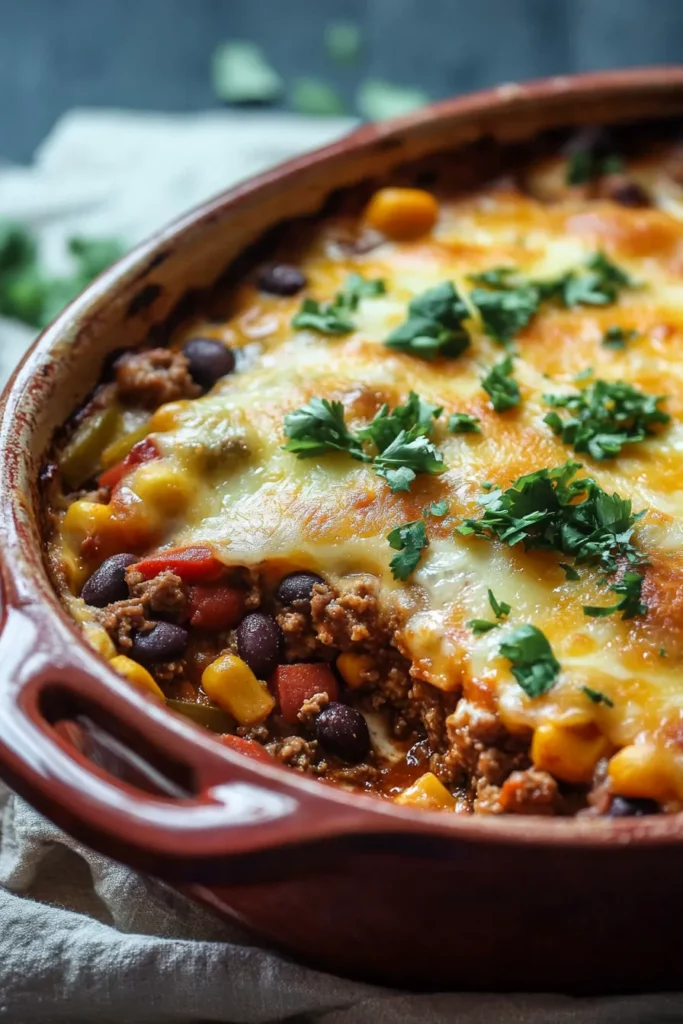 Bean & Vegetable Beef Casserole