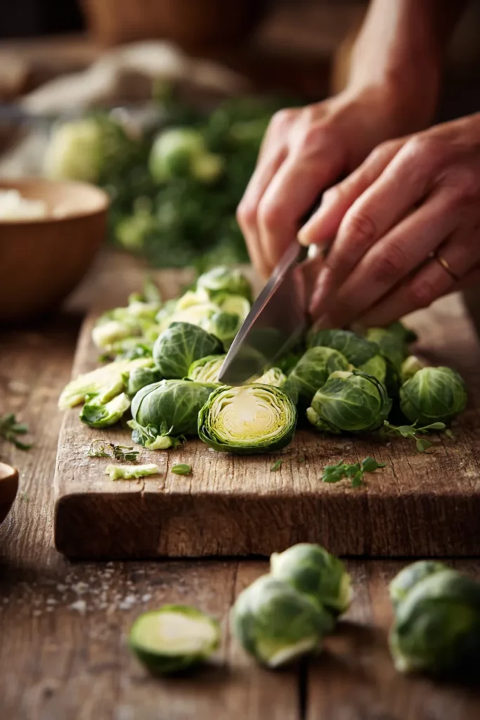 Perfect Roasted Brussels Sprouts & Carrots: Flavorful Sheet Pan & Creative Recipes 16 Brussels Sprouts Prep