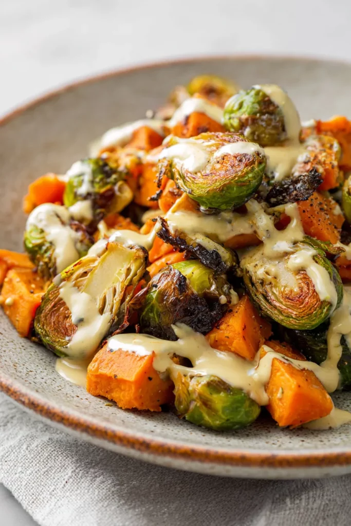 Perfect Roasted Brussels Sprouts & Carrots: Flavorful Sheet Pan & Creative Recipes 45 Brussels with Sweet Potato