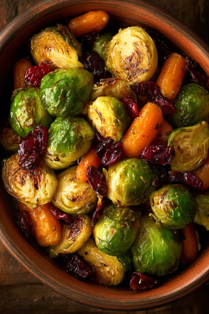 Perfect Roasted Brussels Sprouts & Carrots: Flavorful Sheet Pan & Creative Recipes 33 Cranberries on Roasted Veggies