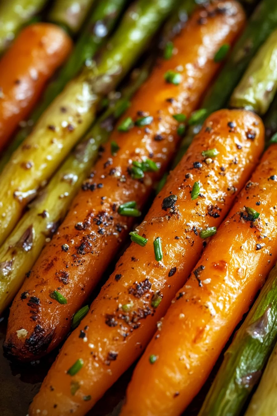 Roasted Asparagus & Carrots