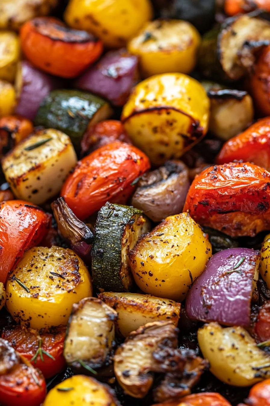 Oven Roasted Vegetables with Balsamic Vinegar
