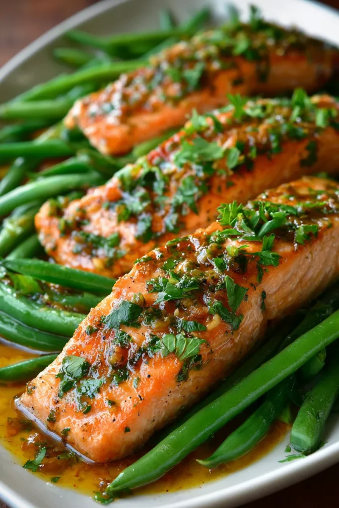 The Ultimate Guide Cooking Cauliflower, Cabbage & Green Beans | Tips, Recipes & Techniques 37 Maple Dijon Salmon with Green Beans