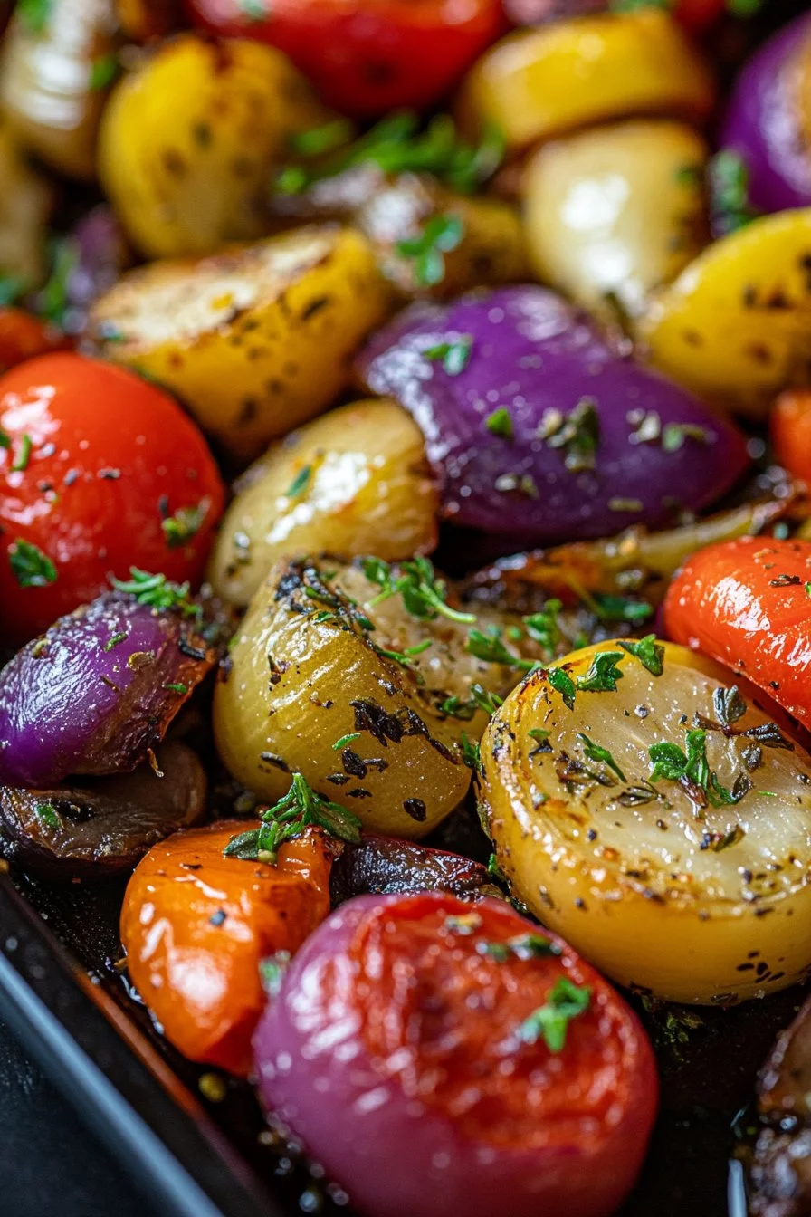 Easy Garlic Herb Roasted Vegetables
