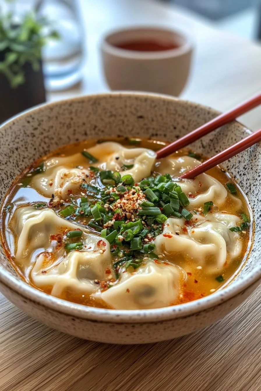 Asian Dumpling Soup