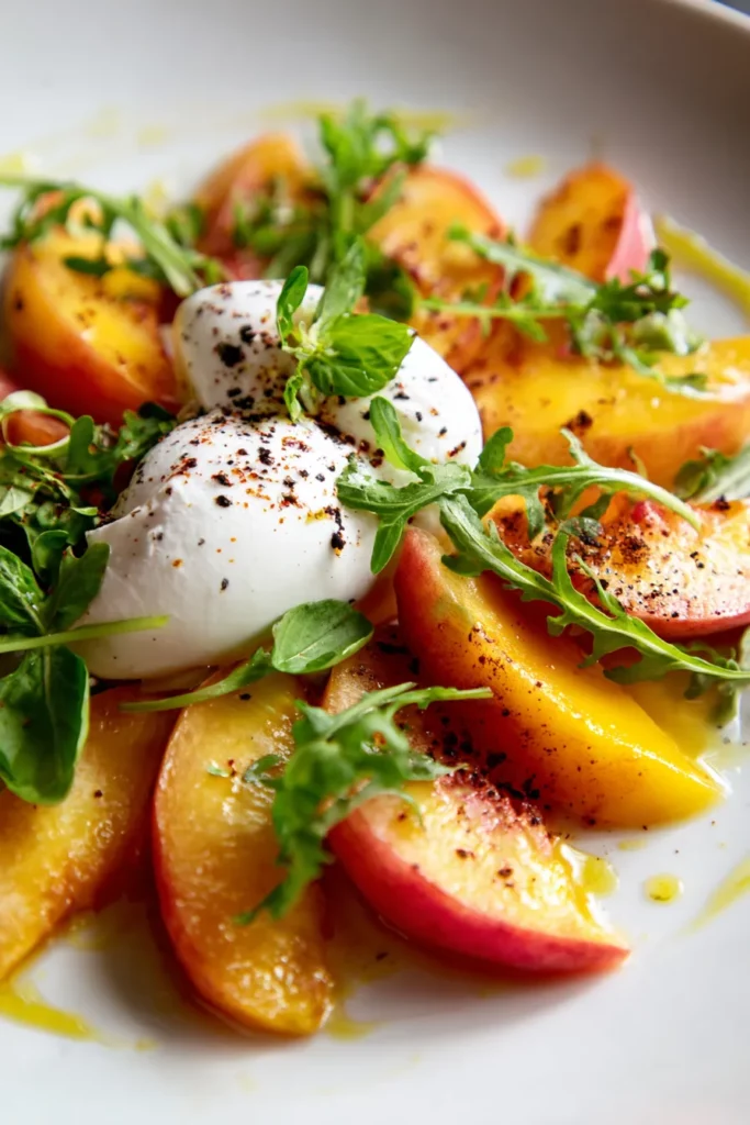 Peach Burrata Magic