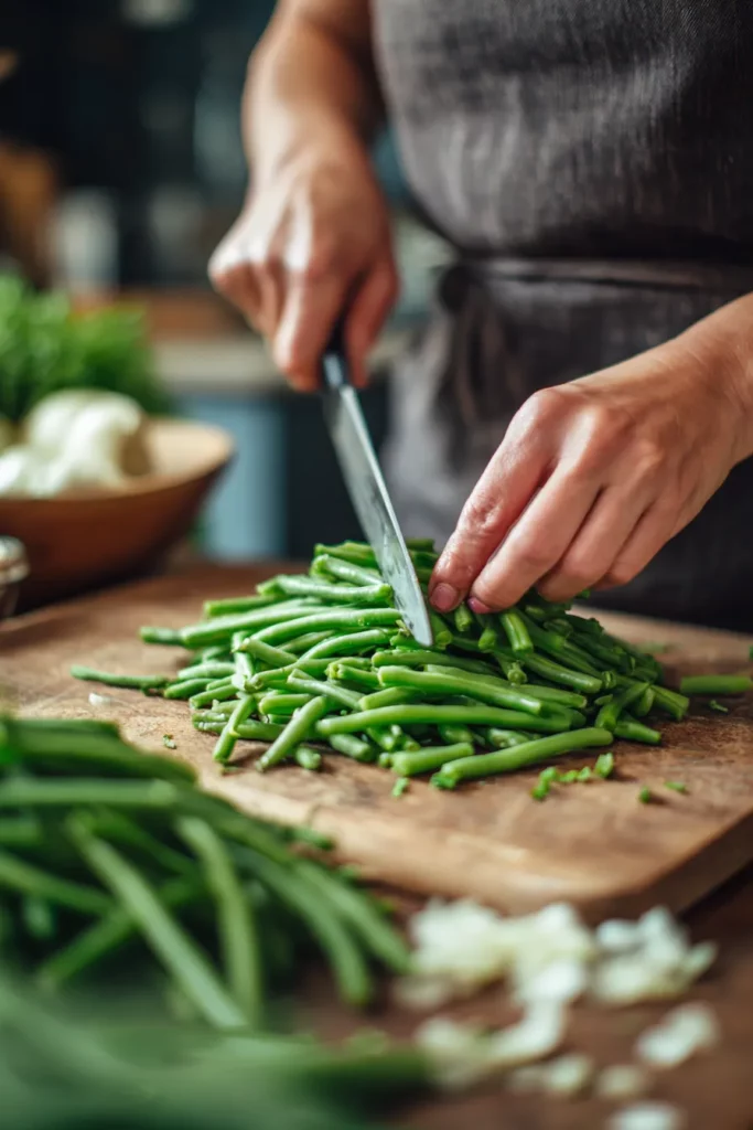 The Ultimate Guide Cooking Cauliflower, Cabbage & Green Beans | Tips, Recipes & Techniques 28 Preparing Green Beans