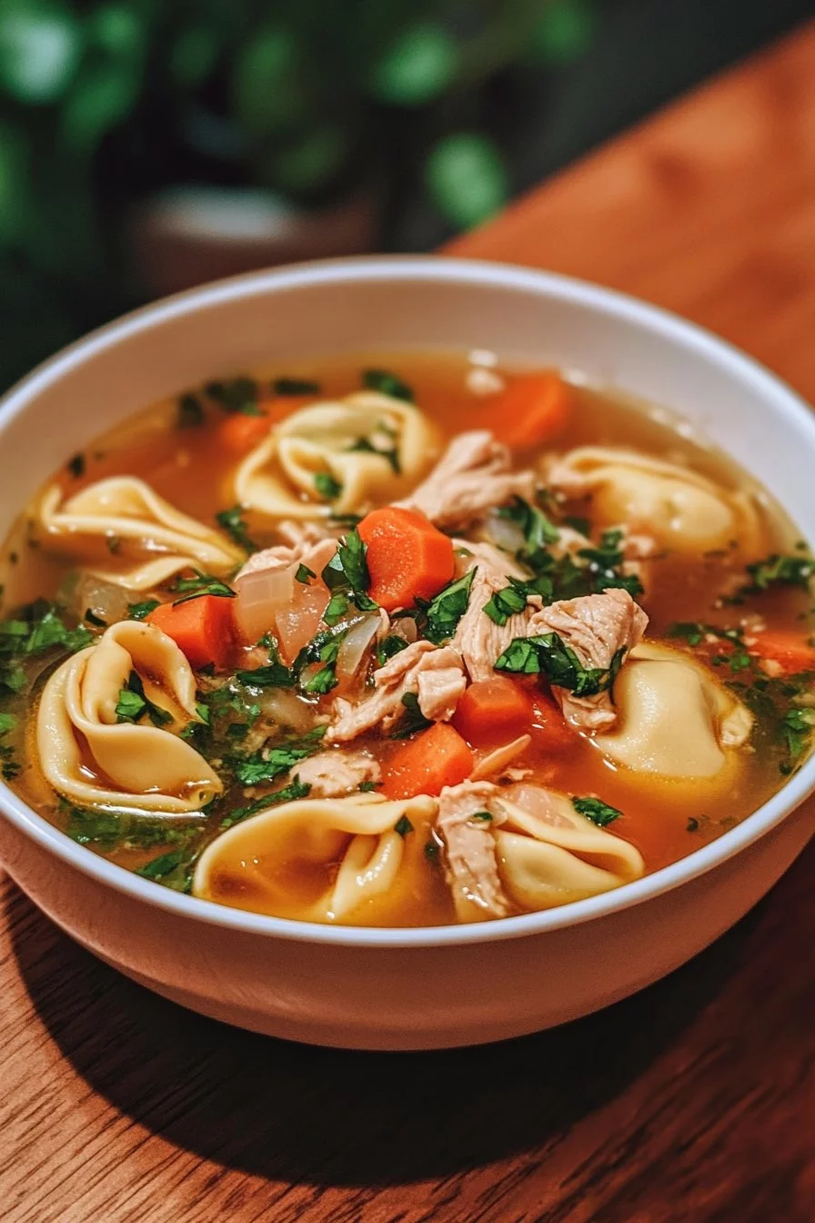 Chicken Tortellini Soup Recipe